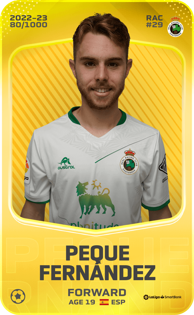 Peque Fernández 2022-23 • Limited 80/1000