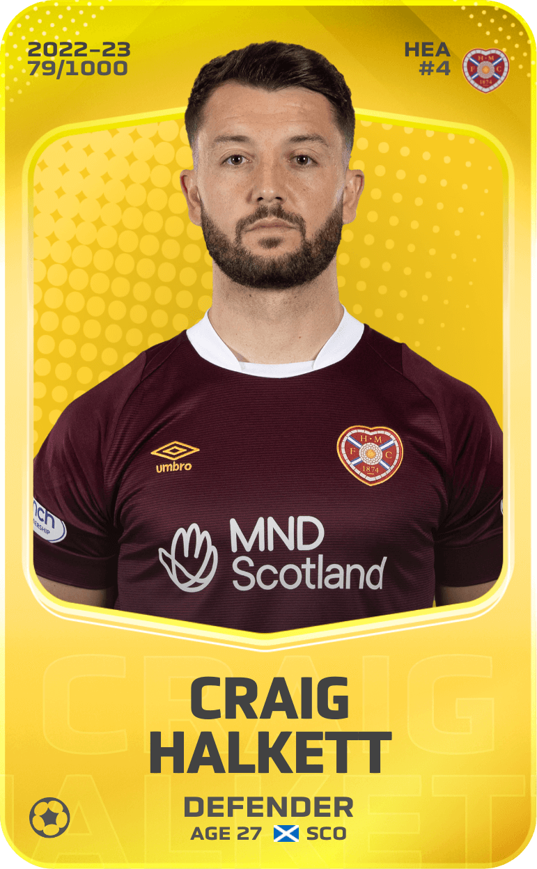 Craig Halkett 2022-23 • Limited 79/1000