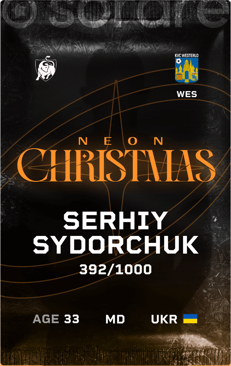 Serhiy Sydorchuk 2024-25 • Limited 392/1000