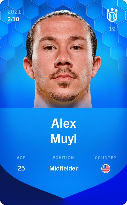 Sorare - Sorare Official - Alex Muyl 2021-22 • Super Rare 2/10 - NFT # 74646377062037242359459038380179367383641308530814153515516574051435211977395