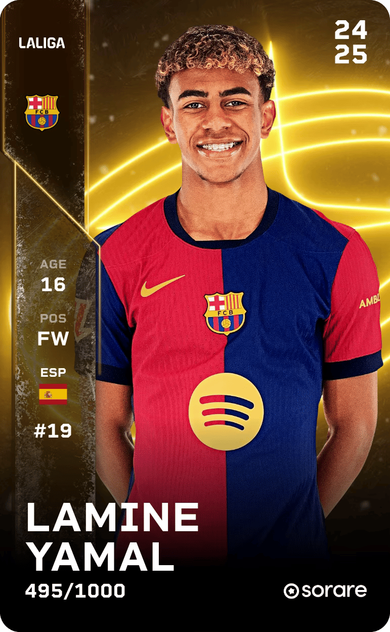 Lamine Yamal 2024-25 • Limited 495/1000