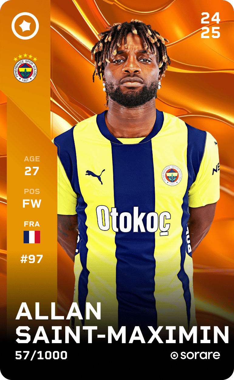 Allan Saint-Maximin 2024-25 • Limited 57/1000