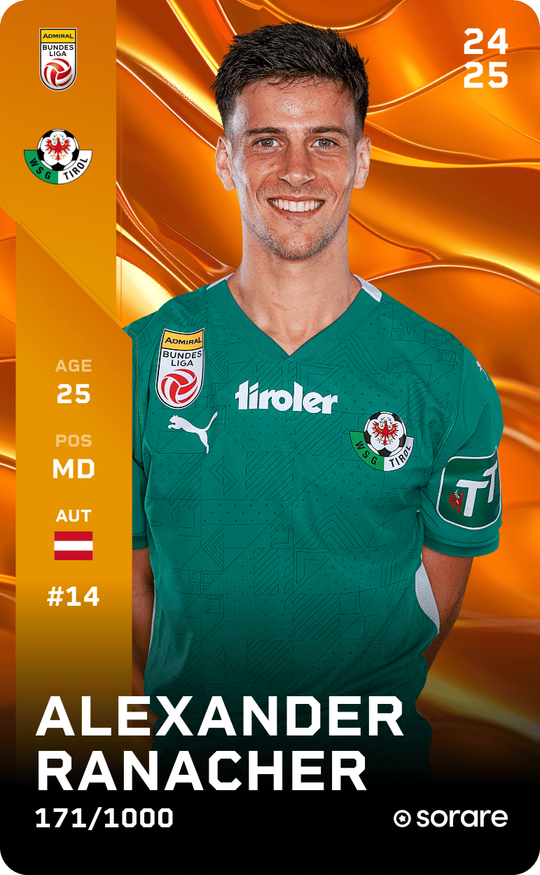 Alexander Ranacher 2024-25 • Limited 171/1000