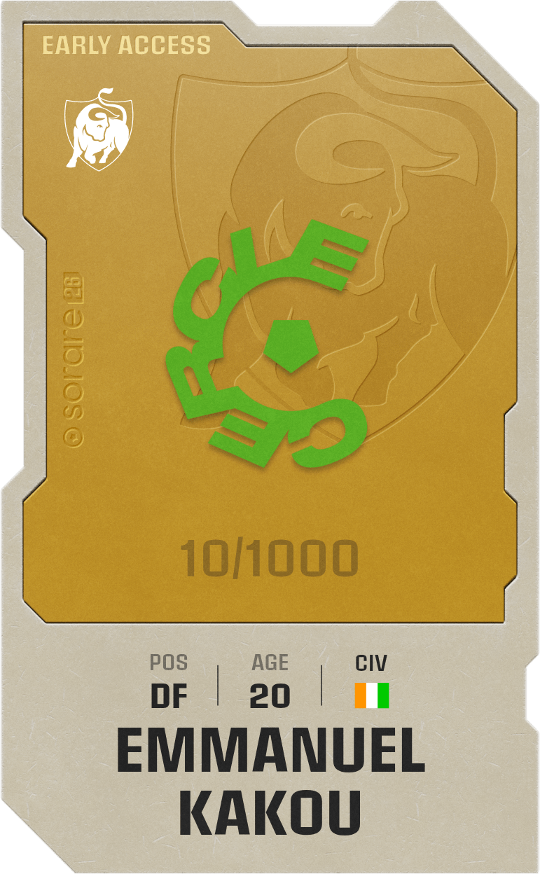 Emmanuel Kakou 2025-26 • Limited 10/1000