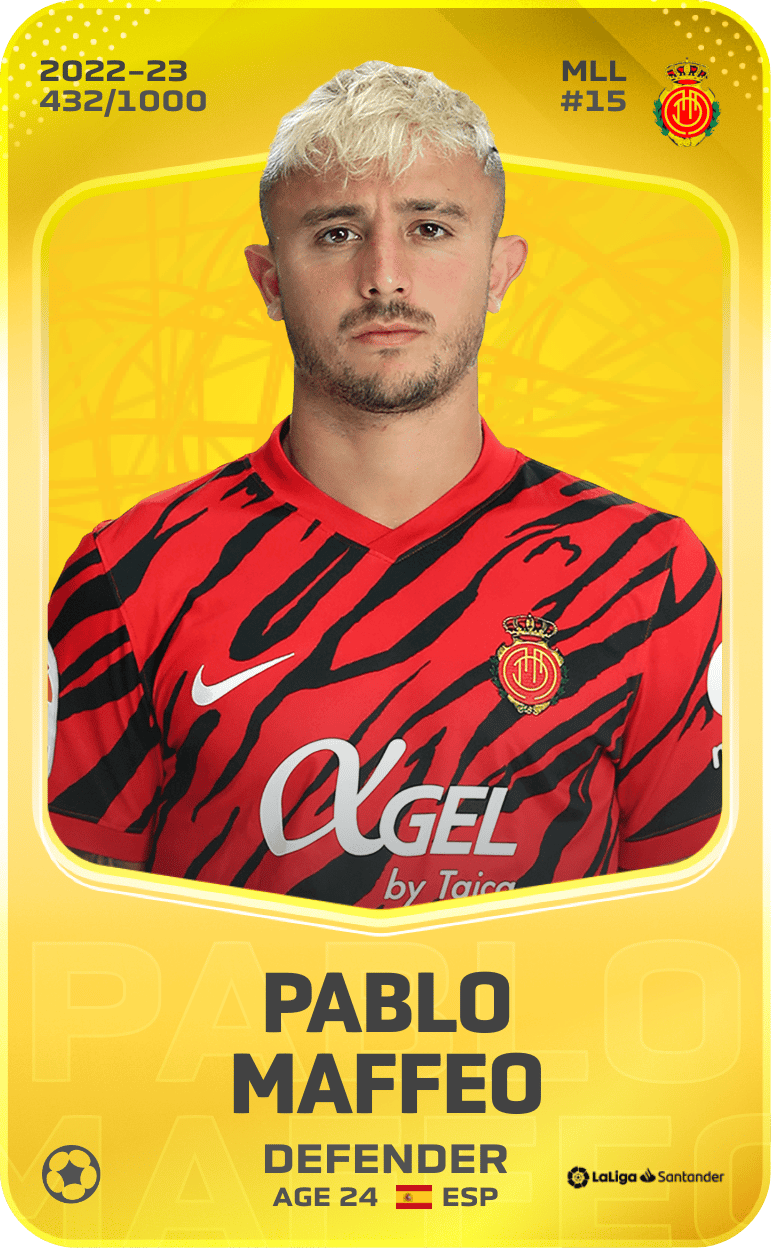 Pablo Maffeo 2022-23 • Limited 432/1000