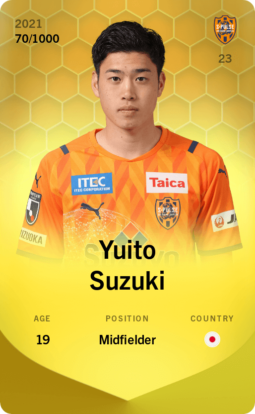 Yuito Suzuki 2021-22 • Limited 70/1000