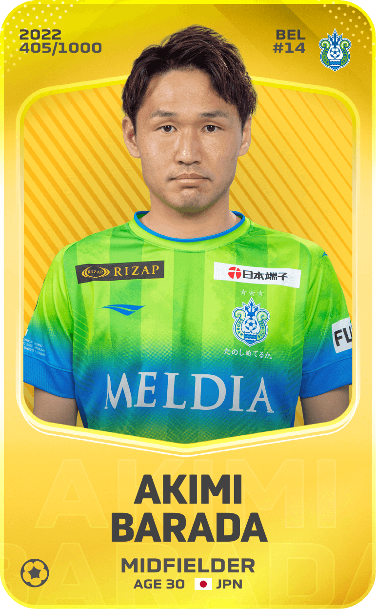 Akimi Barada 2022-23 • Limited 405/1000