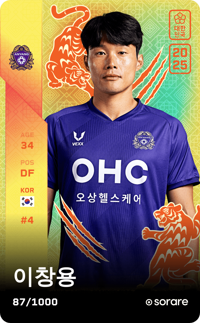 Lee Chang-Yong 2025-26 • Limited 87/1000