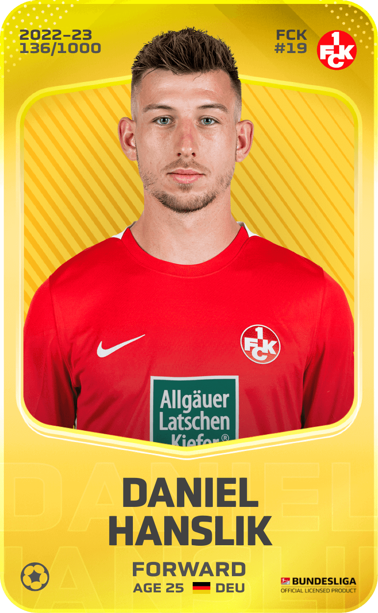 Daniel Hanslik 2022-23 • Limited 136/1000