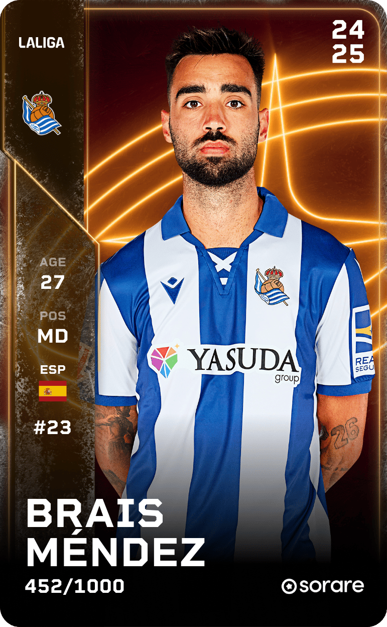 Brais Méndez 2024-25 • Limited 452/1000