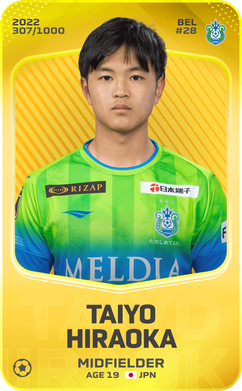 Taiyo Hiraoka 2022-23 • Limited 307/1000