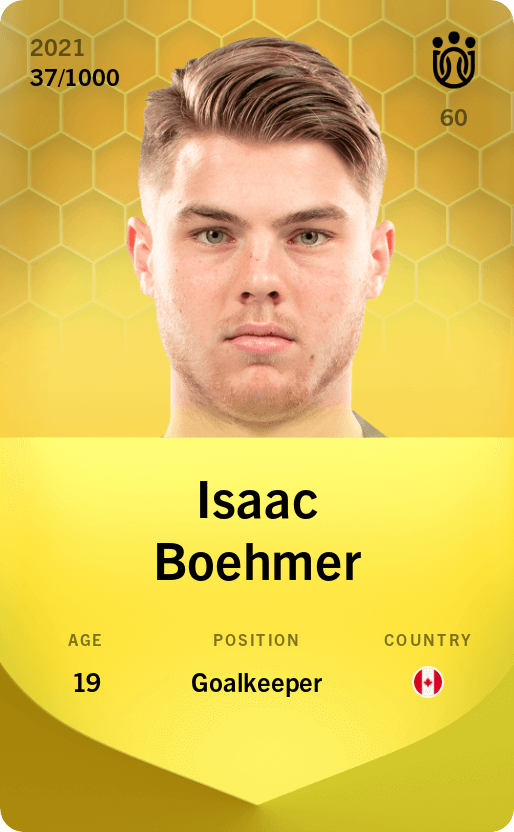 Isaac Boehmer 2021-22 • Limited 37/1000