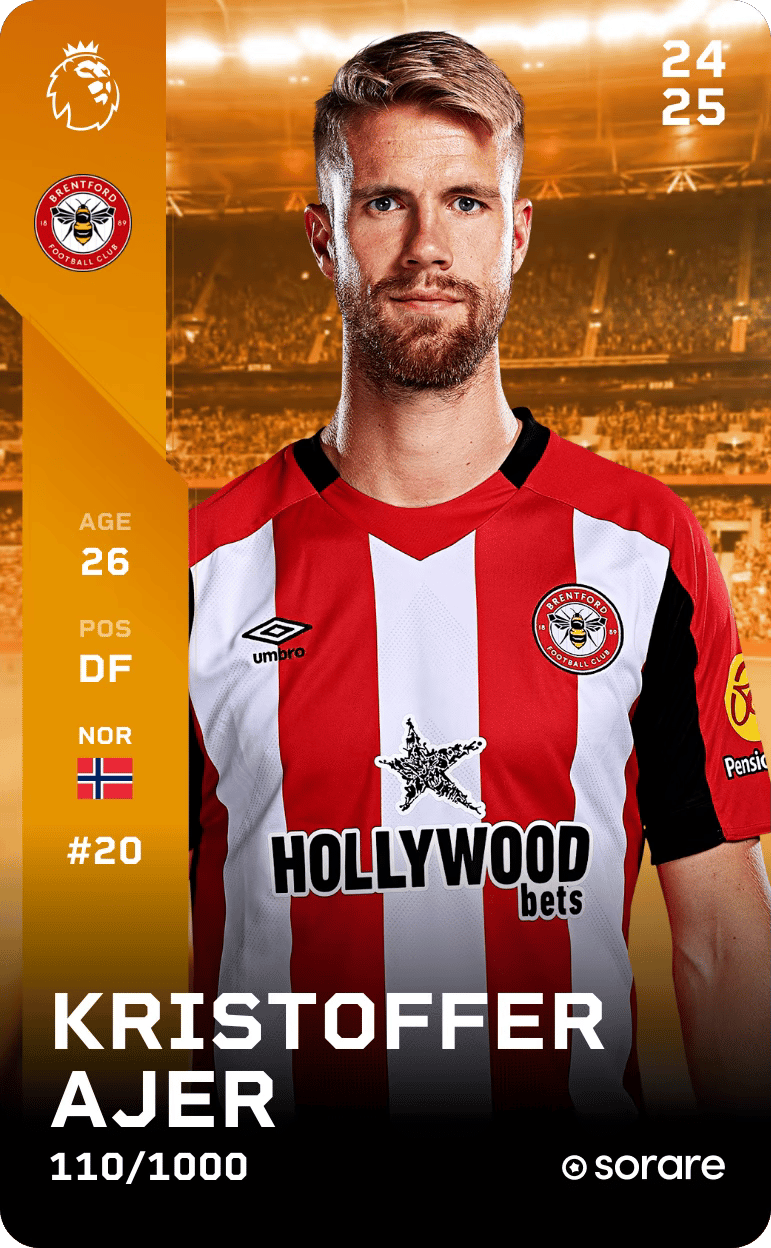 Kristoffer Ajer 2024-25 • Limited 110/1000