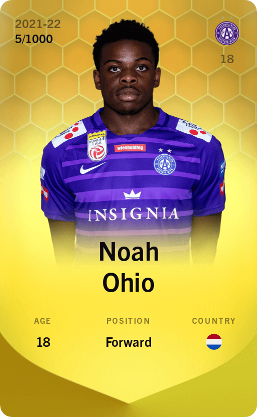 Noah Ohio 2021-22 • Limited 5/1000