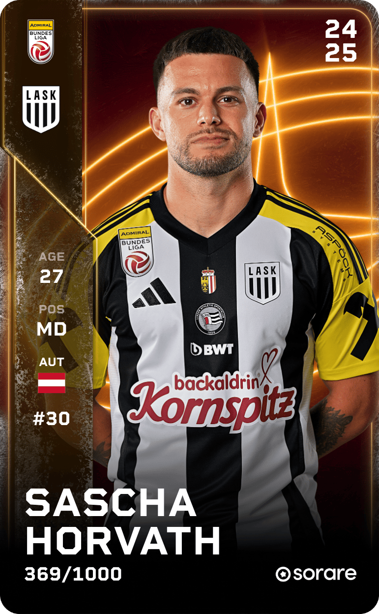 Sascha Horvath 2024-25 • Limited 369/1000