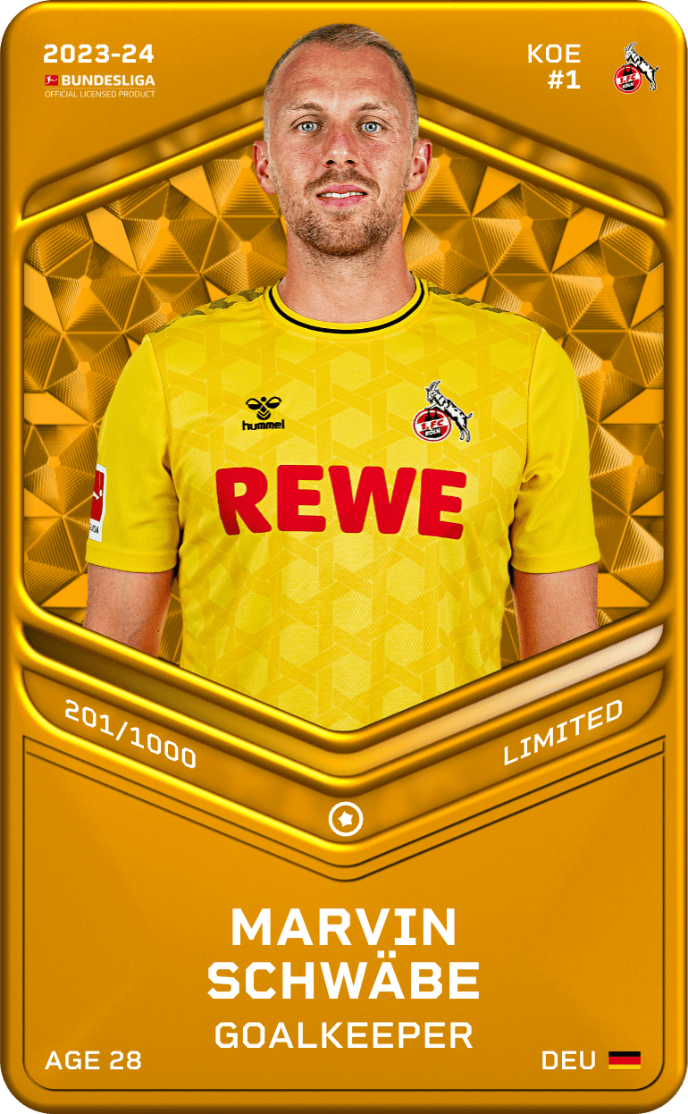 Marvin Schwäbe 2023-24 • Limited 201/1000