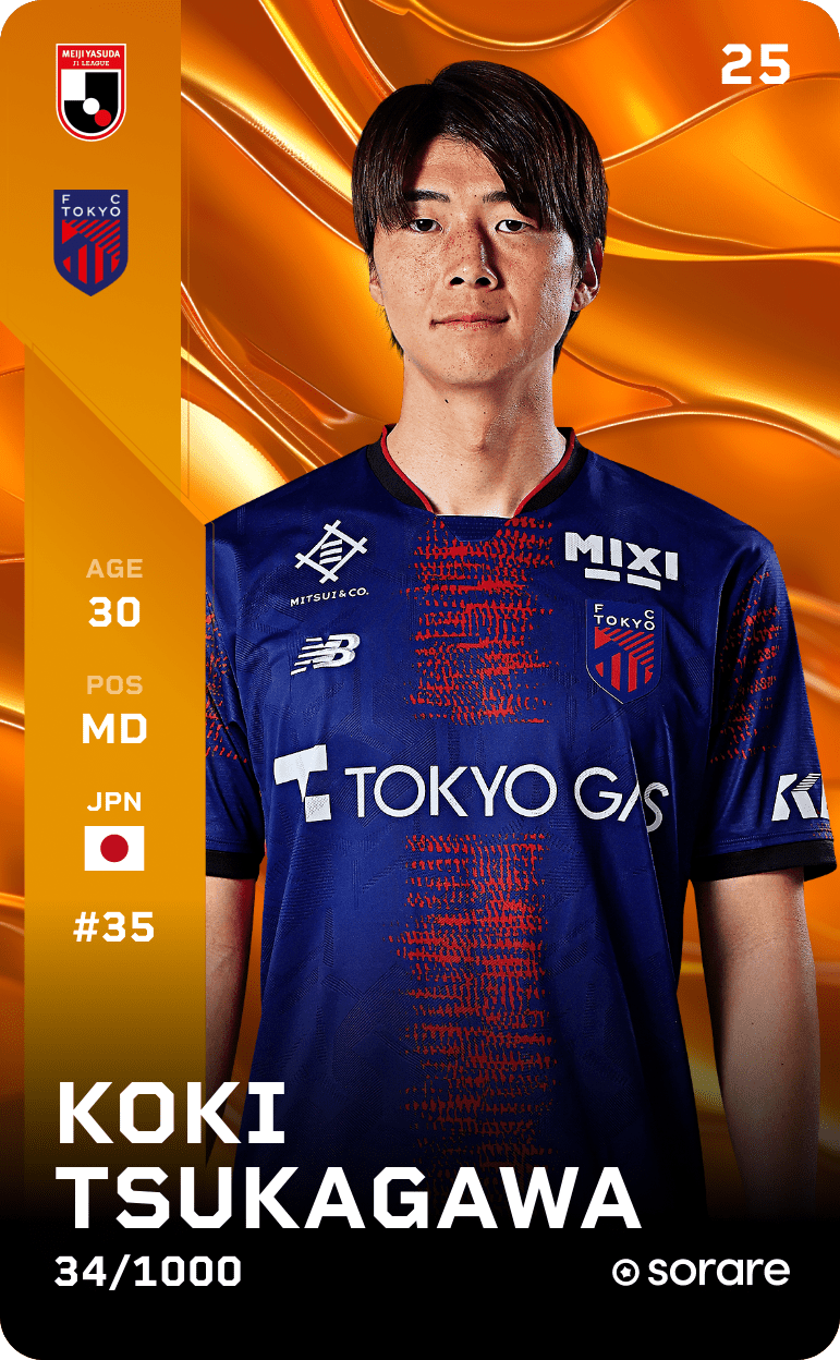 Koki Tsukagawa 2025-26 • Limited 34/1000