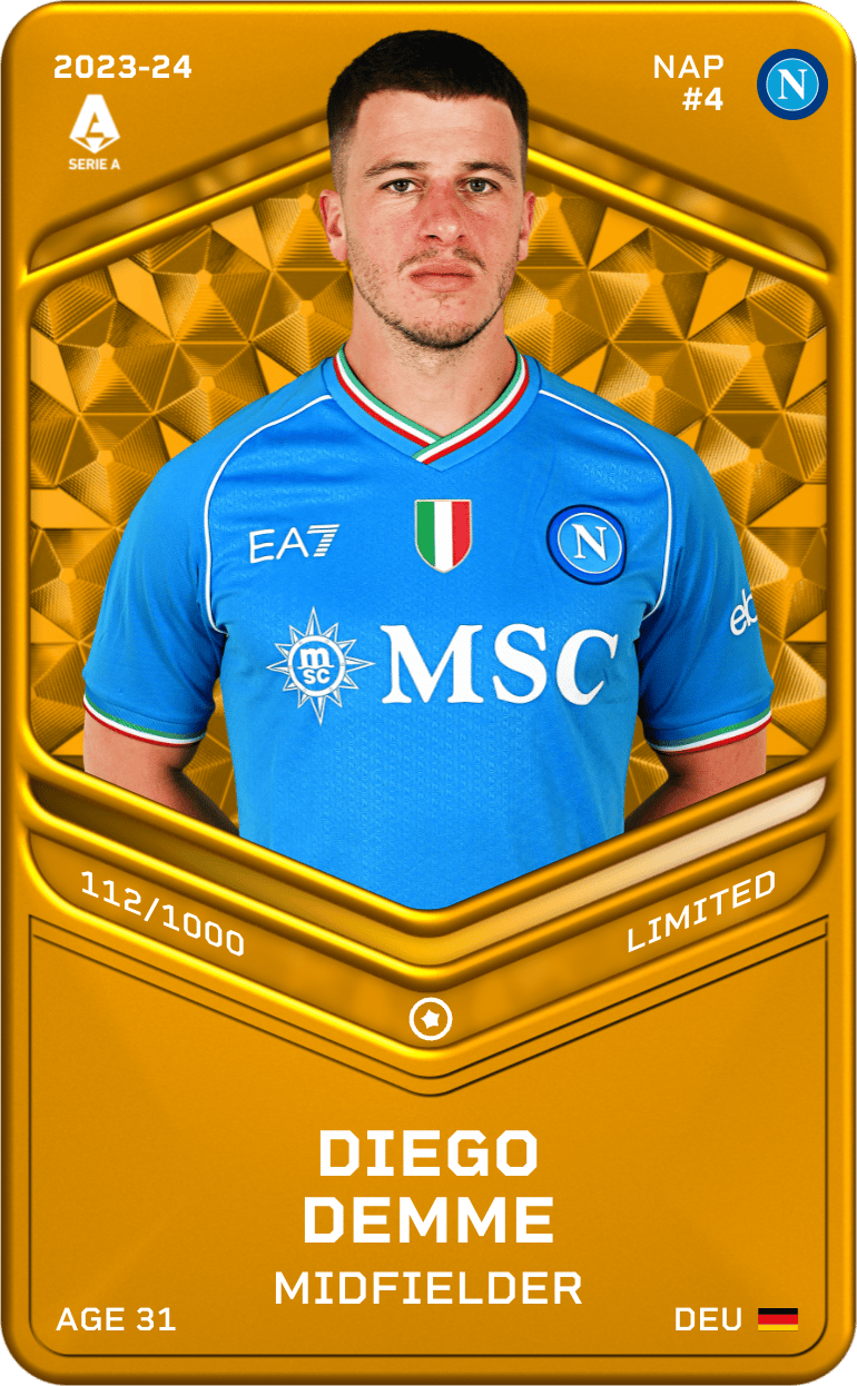 Diego Demme 2023-24 • Limited 112/1000