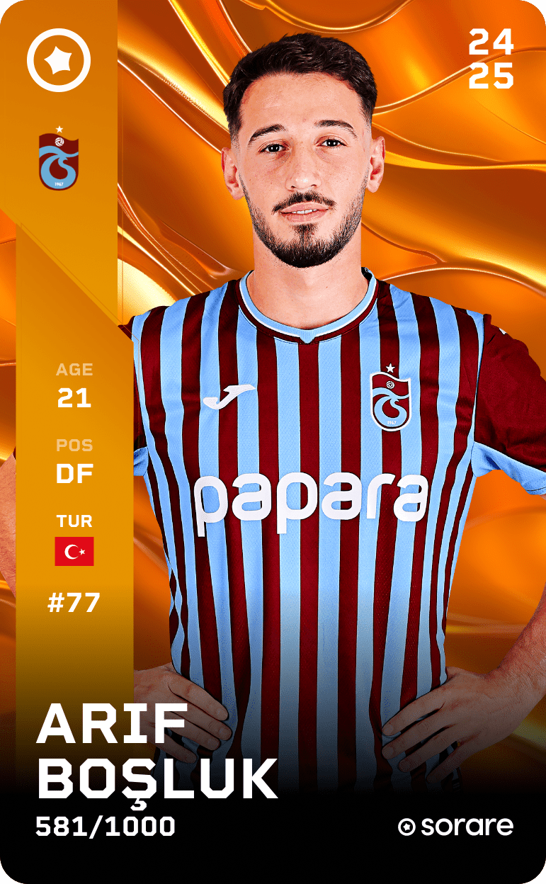 Arif Boşluk 2024-25 • Limited 581/1000
