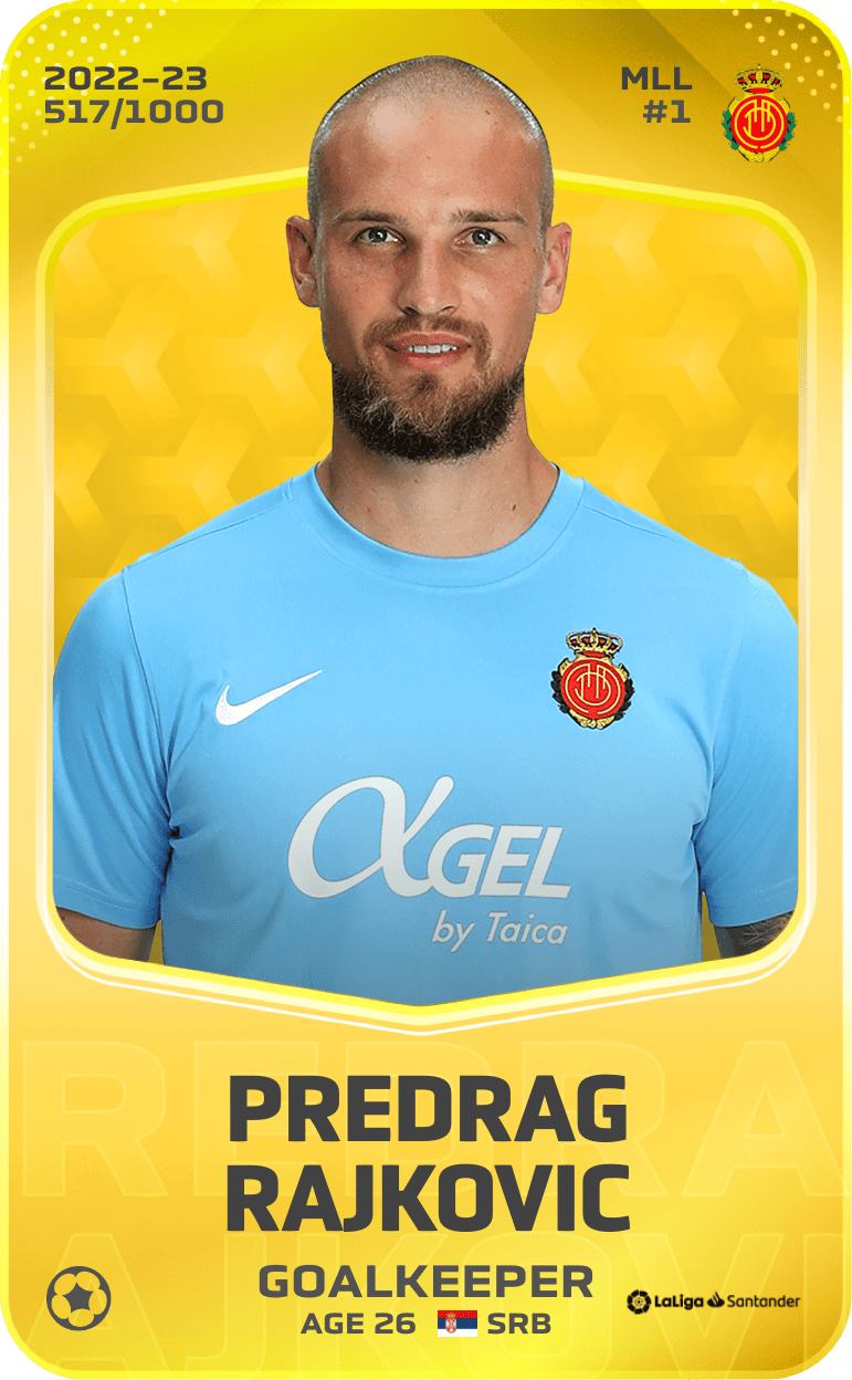 Predrag Rajkovic 2022-23 • Limited 517/1000