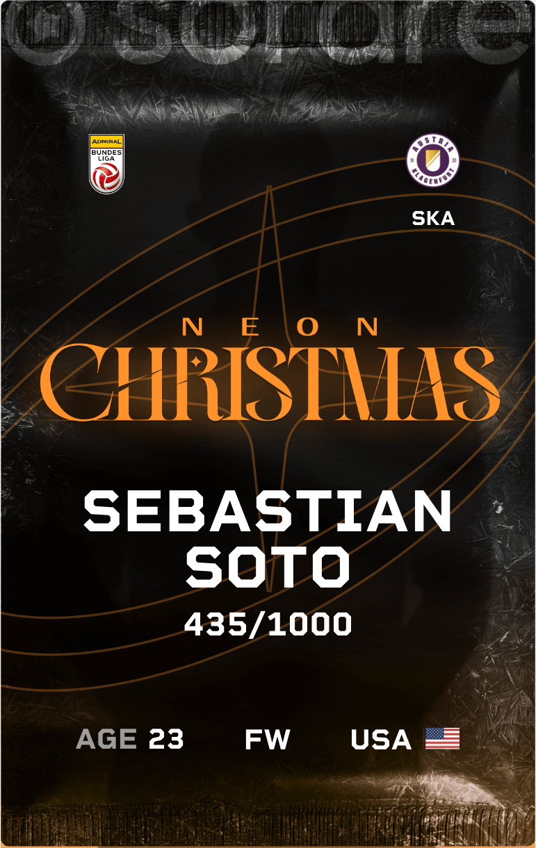 Sebastian Soto 2024-25 • Limited 435/1000