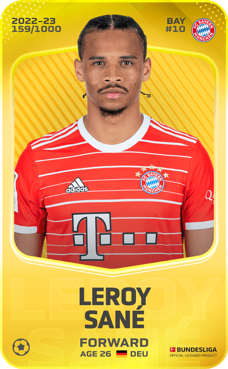 Leroy Sané 2022-23 • Limited 159/1000