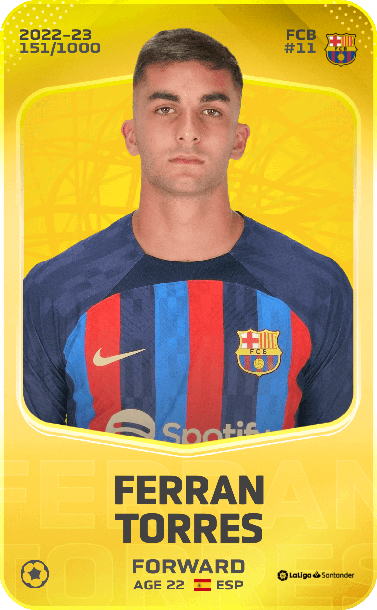 Ferran Torres 2022-23 • Limited 151/1000