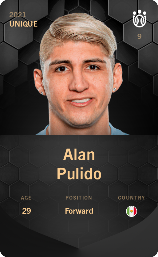 Sorare - Sorare Official - Alan Pulido 2021-22 • Unique - NFT # 109368150122020856884365555333884837337120146116637800340056304916004714671939