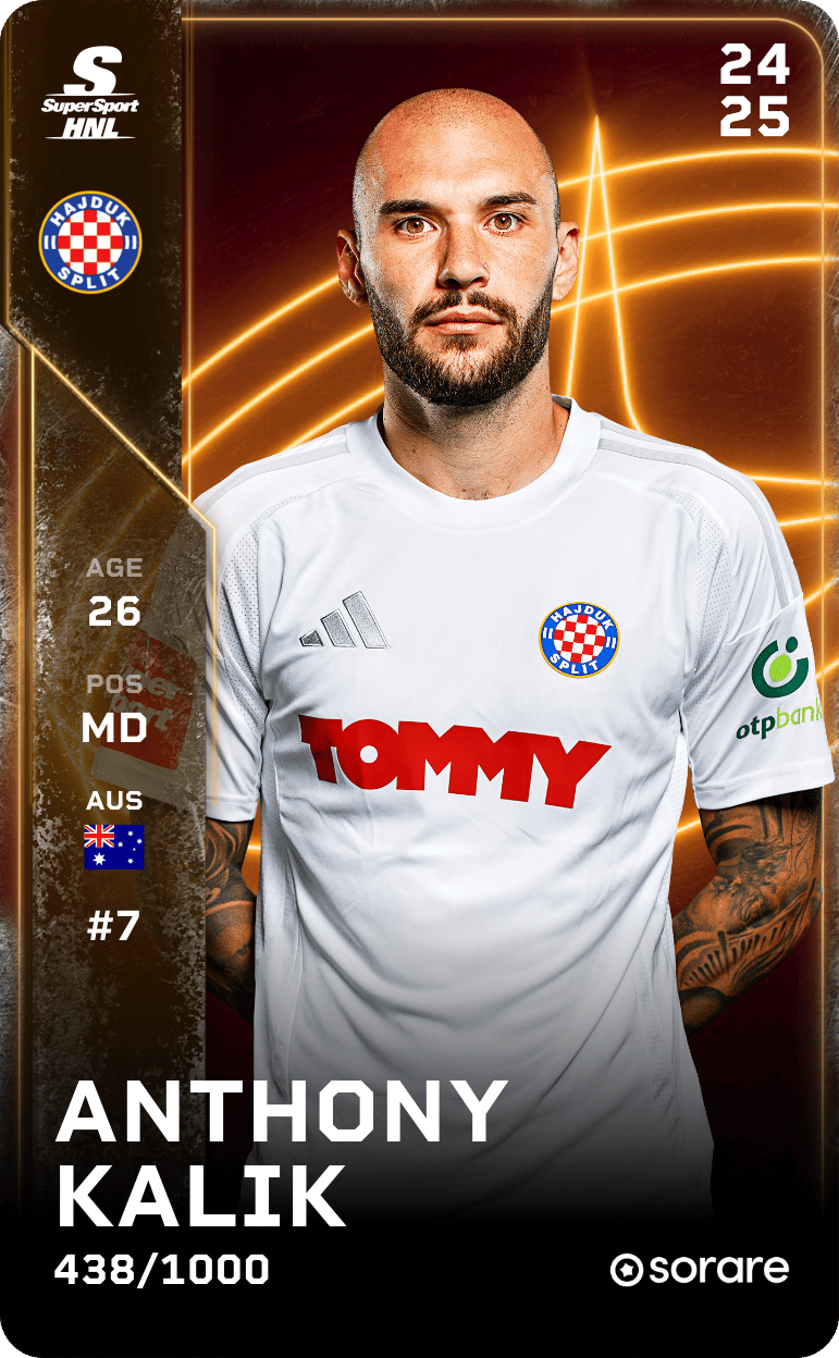Anthony Kalik 2024-25 • Limited 438/1000