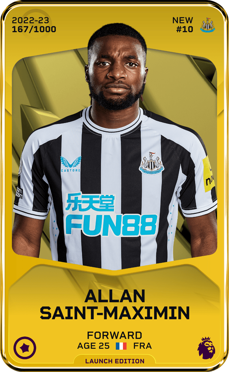Allan Saint-Maximin 2022-23 • Limited 167/1000