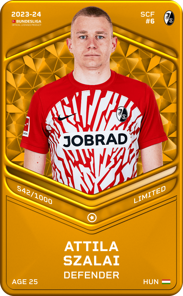 Attila Szalai 2023-24 • Limited 542/1000