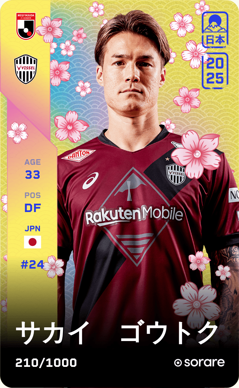 Gotoku Sakai 2025-26 • Limited 210/1000