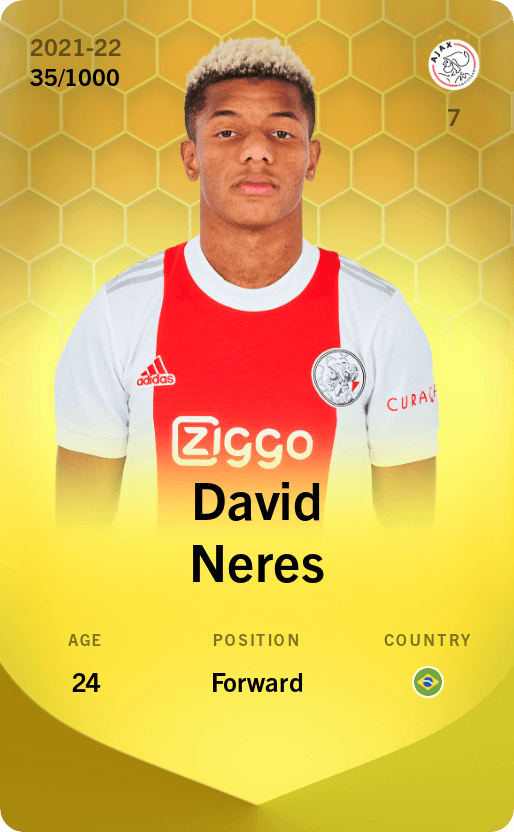 David Neres 2021-22 • Limited 35/1000