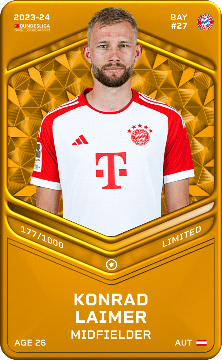 Konrad Laimer 2023-24 • Limited 177/1000