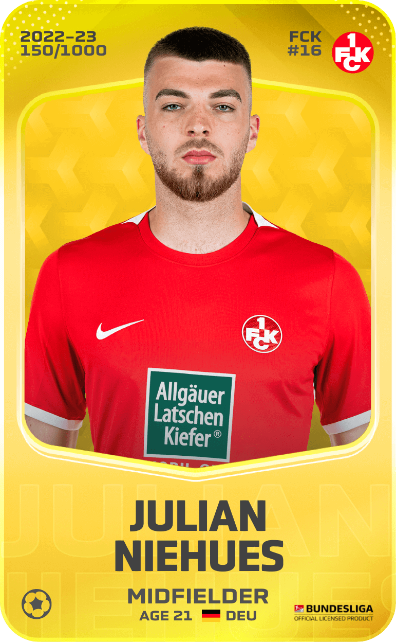 Julian Niehues 2022-23 • Limited 150/1000