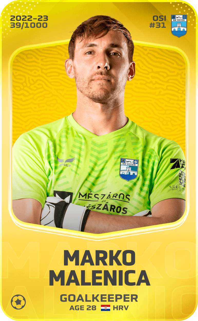 Marko Malenica 2022-23 • Limited 39/1000