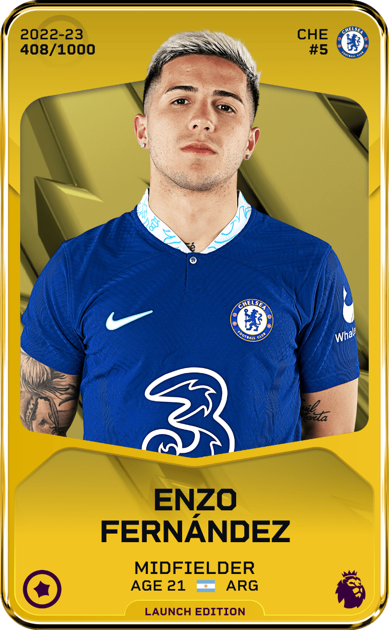 Enzo Fernández 2022-23 • Limited 408/1000