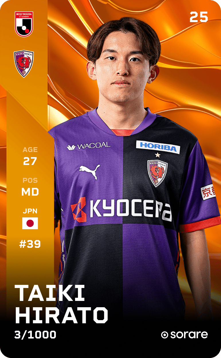 Taiki Hirato 2025-26 • Limited 3/1000