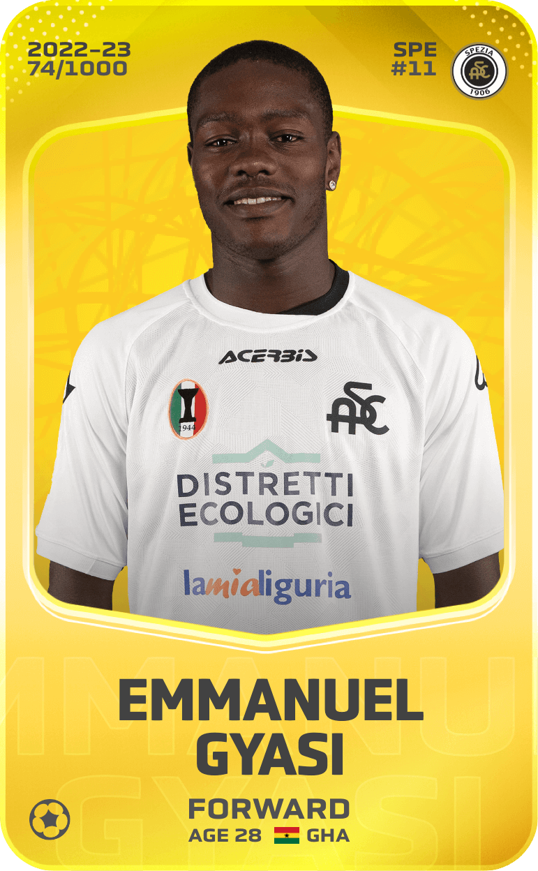 Emmanuel Gyasi 2022-23 • Limited 74/1000