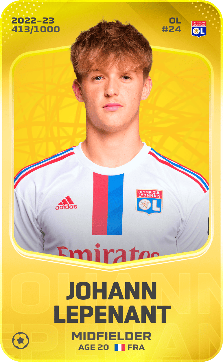 Johann Lepenant 2022-23 • Limited 413/1000