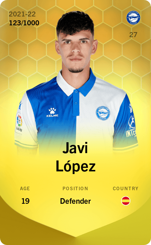 Javi López 2021-22 • Limited 123/1000