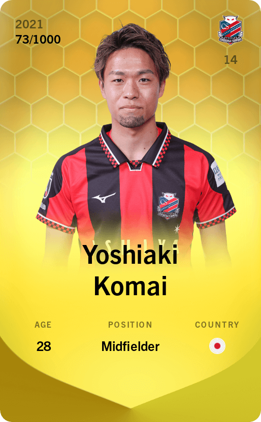 Yoshiaki Komai 2021-22 • Limited 73/1000