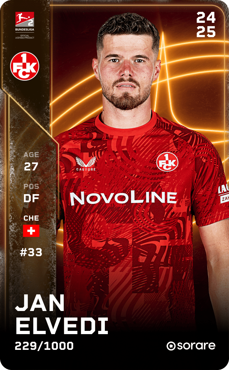 Jan Elvedi 2024-25 • Limited 229/1000