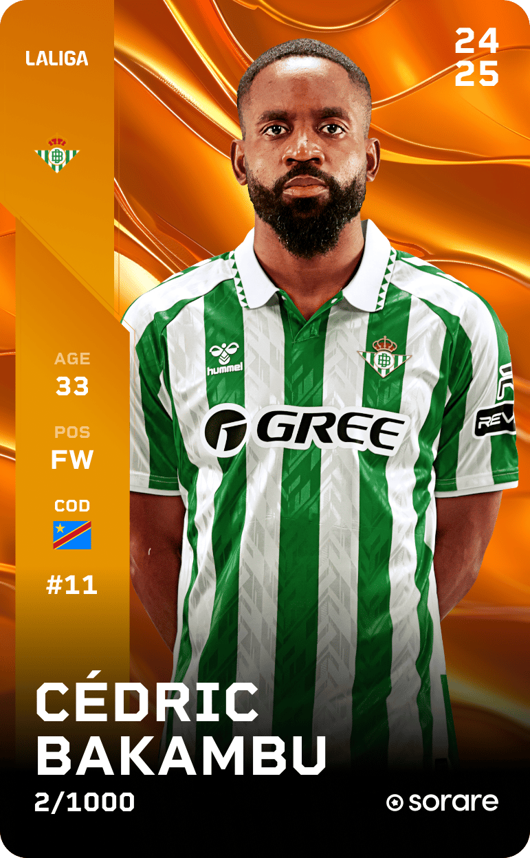 Cédric Bakambu 2024-25 • Limited 2/1000
