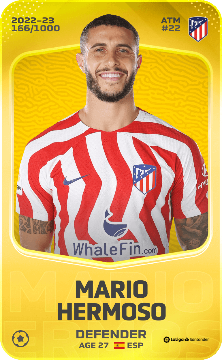 Mario Hermoso 2022-23 • Limited 166/1000