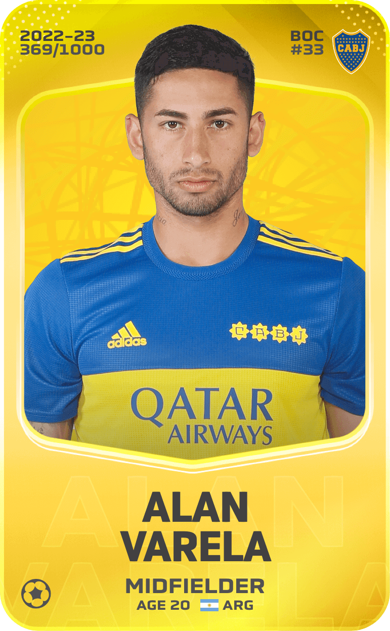 Alan Varela 2022-23 • Limited 369/1000