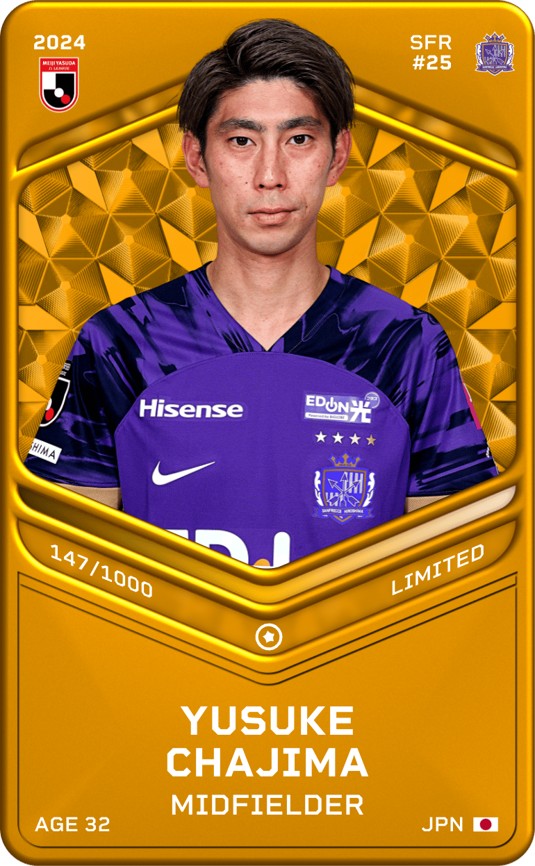 Yusuke Chajima 2024-25 • Limited 147/1000