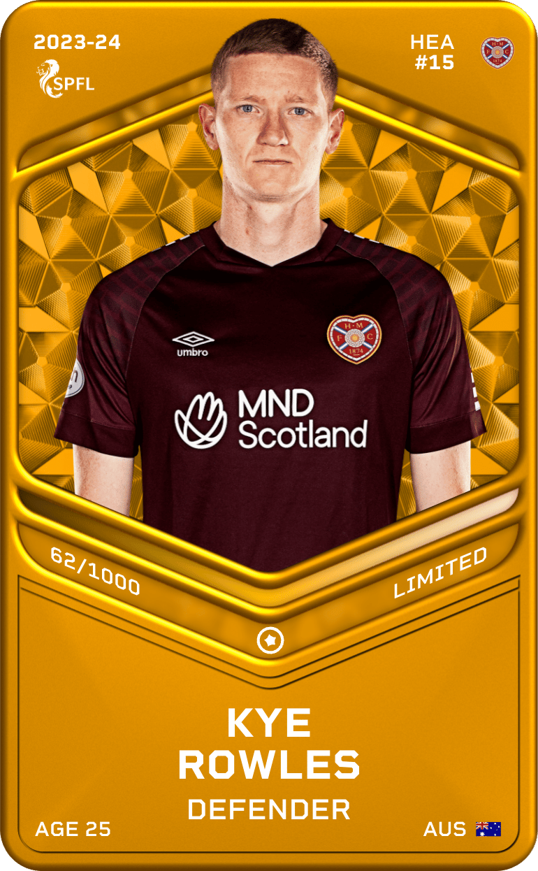 Kye Rowles 2023-24 • Limited 62/1000