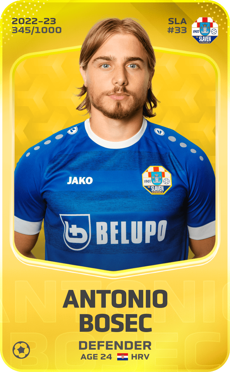 Antonio Bosec 2022-23 • Limited 345/1000