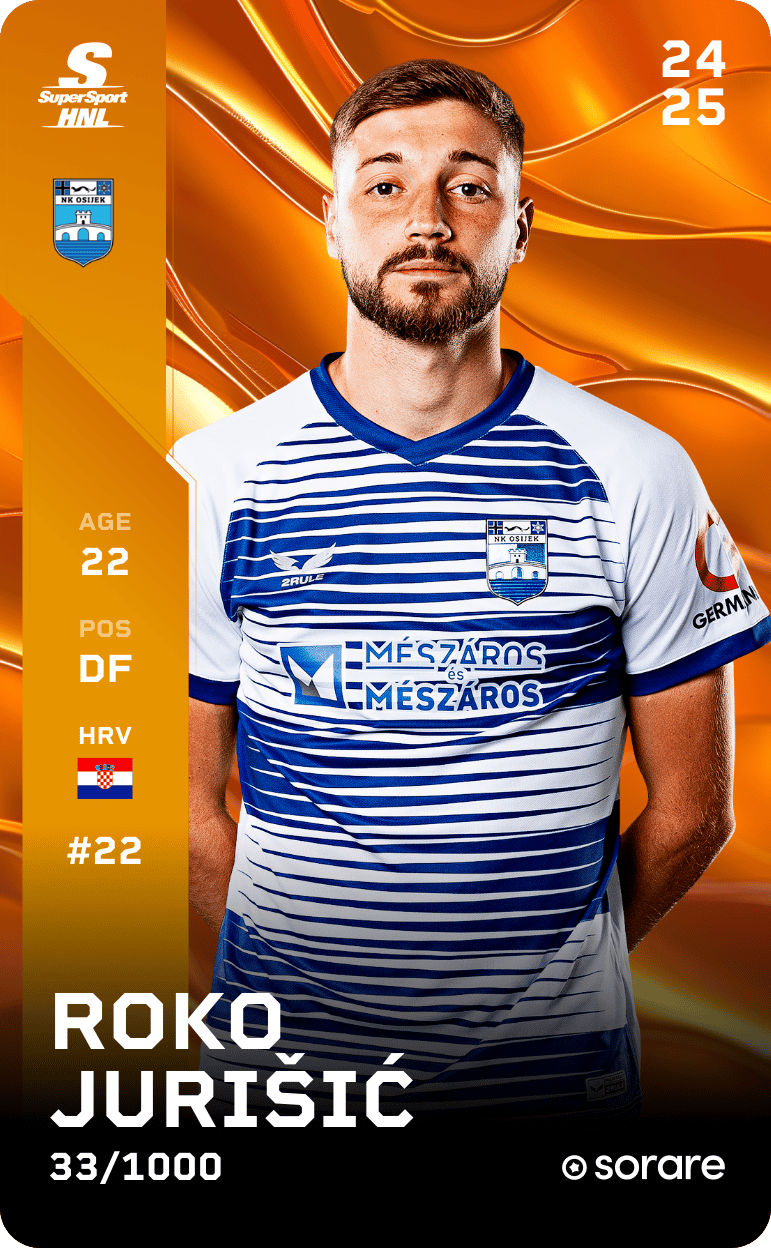 Roko Jurišić 2024-25 • Limited 33/1000